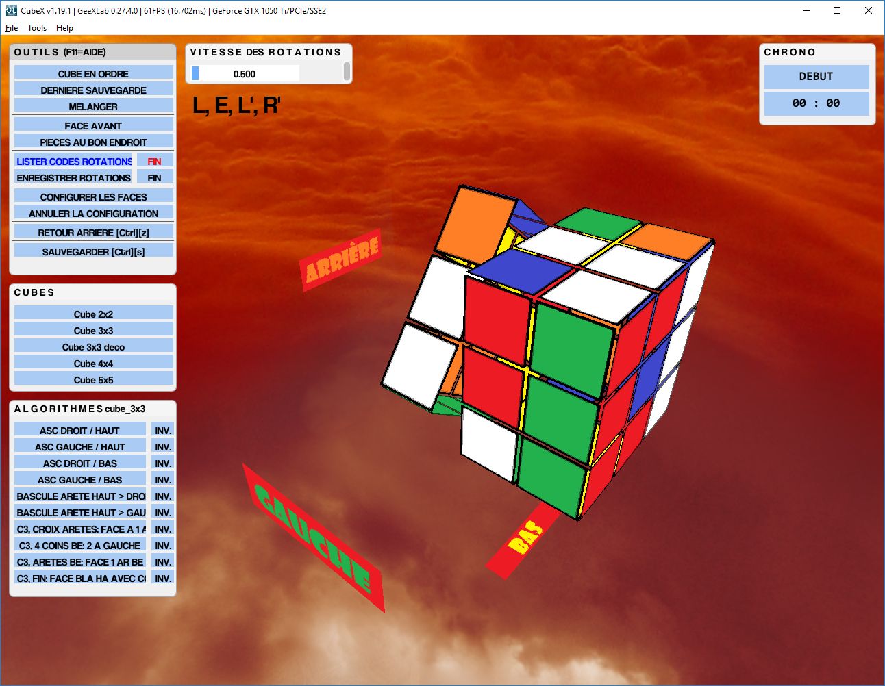 Cube 3x3 déco