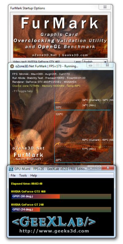 download the new for android Geeks3D FurMark 1.35
