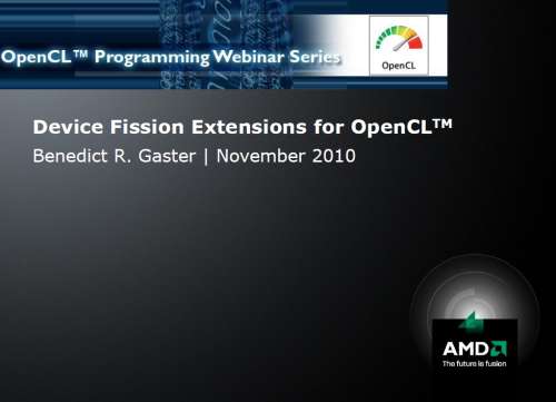 AMD OpenCL Presentations: SPH and Device Fission | Geeks3D