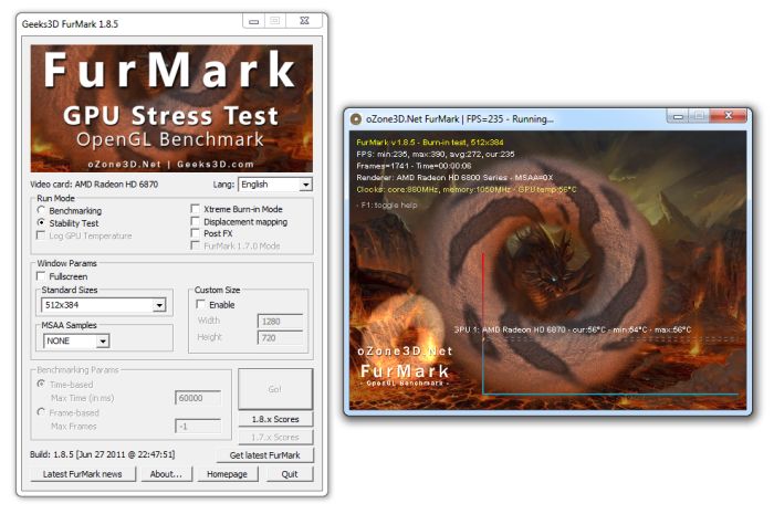 free for mac download Geeks3D FurMark 1.37.2