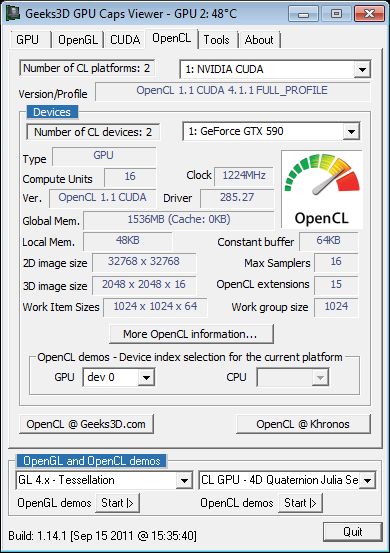 realtech opengl extensions viewer