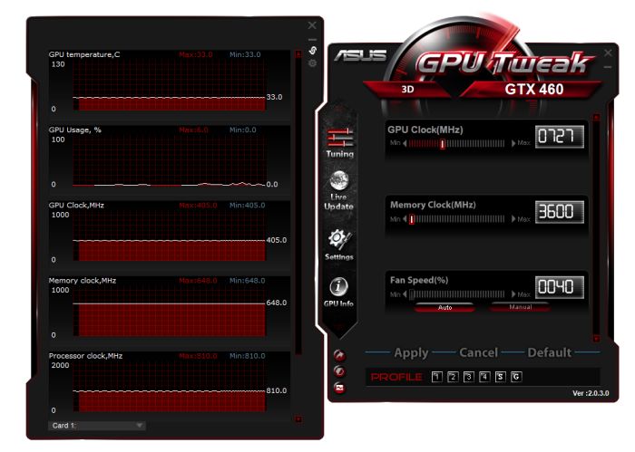 ASUS GPU Tweak II 2.3.9.0 / III 1.6.9.4 free