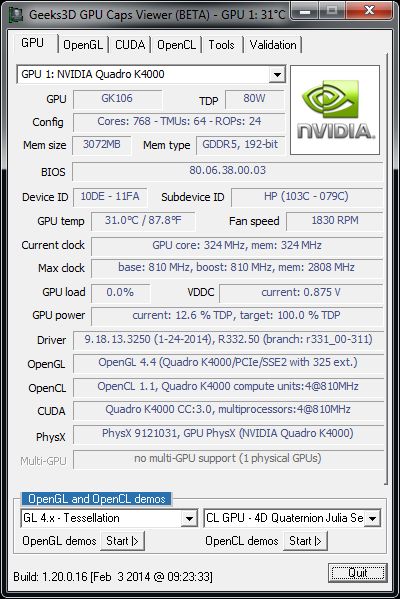 Driver nvidia 2025 quadro k4000