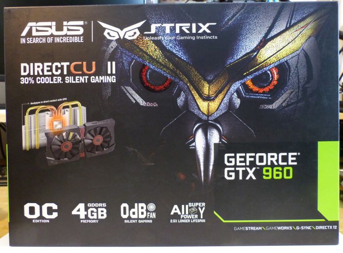 ASUS Strix GTX 960 DirectCU2 OC 4GB 