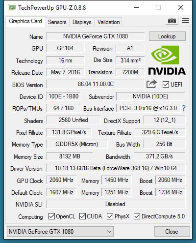 NVIDIA GeForce GTX 1080 and GTX 1070 