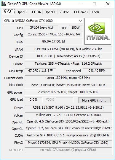 Nvidia 398.11 discount