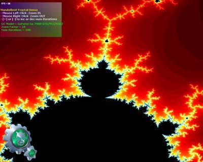 Demoniak3D GPGPU demo - Mandelbrot Fractal