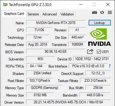 GPU-Z screenshot