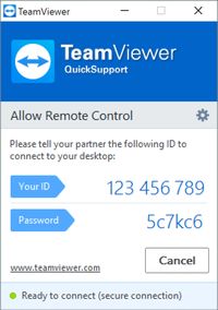 administrator password teamviewer