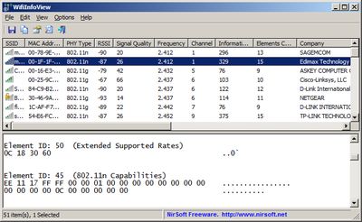 WifiInfoView screenshot